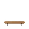 Lit de repos Outline, Refine leather cognac-Black