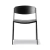 Lynderup 3081 chaise, Cuir omni 301-noir