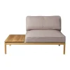 Module de canapé L37 7-9-13 table gauche 130 cm, Stone-lacquered oak