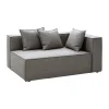 Module de canapé Muki, Smokey grey, module d’extrémité gauche