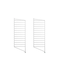 Montant d'étagère extérieure String, galvanisé, 85x30 cm, lot de 2