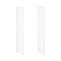 Montant d'étagère String, beige, 200x30 cm, lot de 2