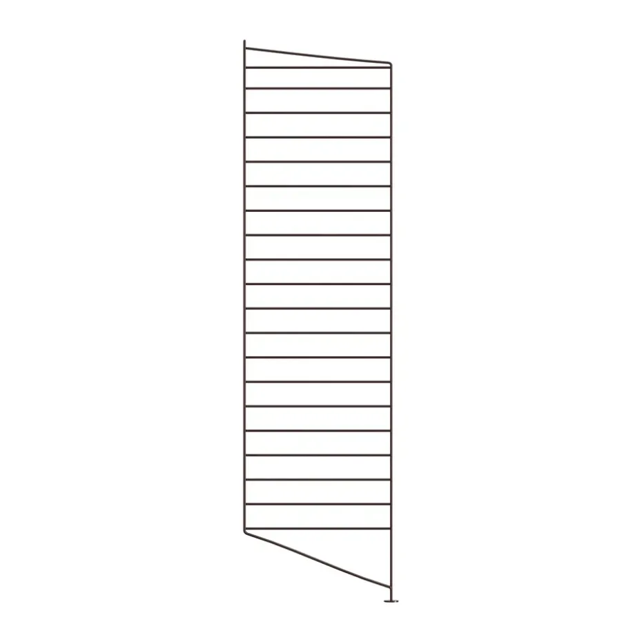 Montant d'étagère String, Brun foncé, 115x30 cm, 1 pièce