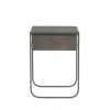 Nati Tati Drawer table de chevet, green khaki, chêne fumé