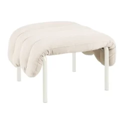 Ottomane Puffy 58x67 cm, Natural-cream