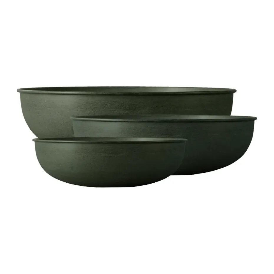 Out bowl, 3 pièces, Green