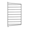 Panneau mural String, Noir, 50x30 cm, lot de 1