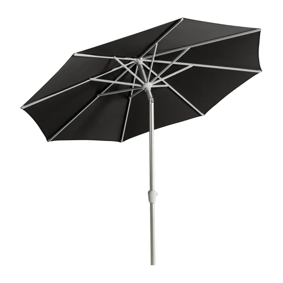 Parasol Abriola, Charcoal black, Ø270 cm