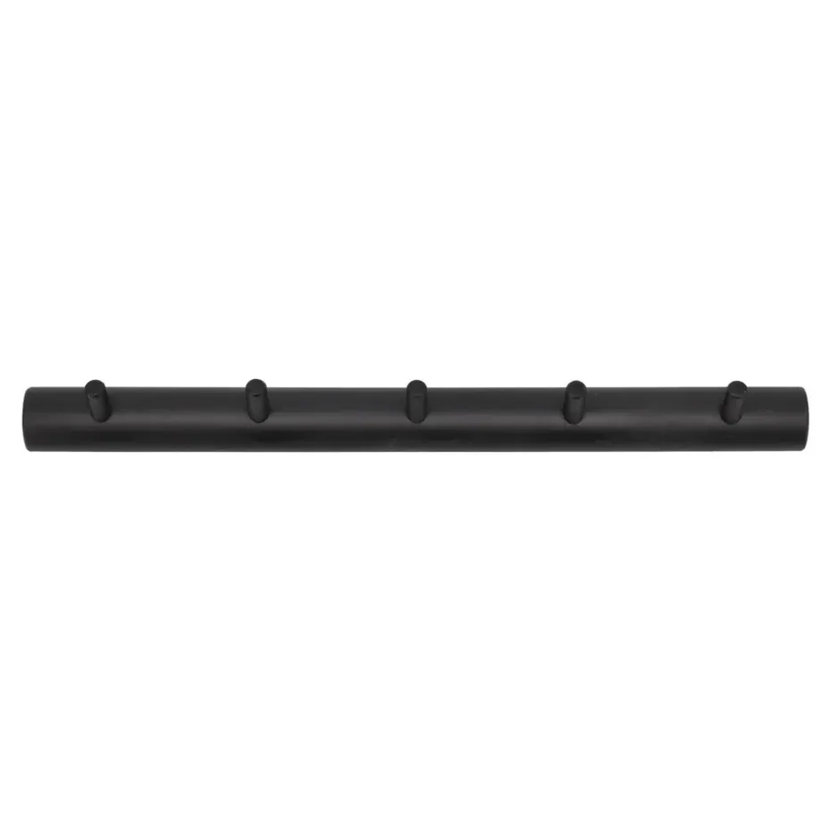 Patère 5 boutons Allsarp, Bouleau peint noir
