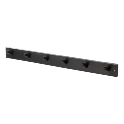 Patère 6 boutons Ernst, Noir