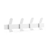 Patère A-Rack, white, 4 crochets
