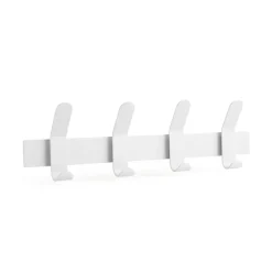 Patère A-Rack, white, 4 crochets