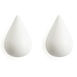 Patère Dropit, blanc petit