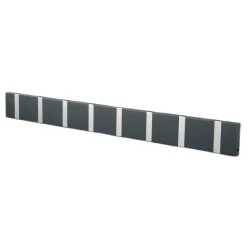 Patère Loca Knax 80 cm, anthracite-gris