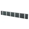 Patère Loca Knax 60 cm, anthracite-gris