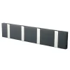 Patère Loca Knax 40 cm, anthracite-gris