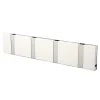Patère Loca Knax 40 cm, blanc-gris