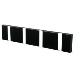 Patère Loca Knax 40 cm, noir-gris