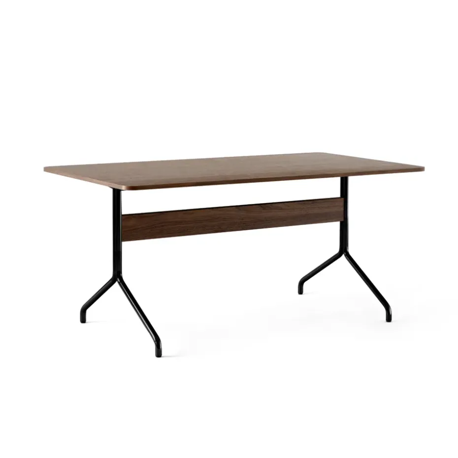 Pavilion dining table AV18 160x90 cm, Walnut-black frame