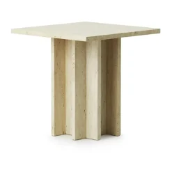Petite table basse Edge, Travertine