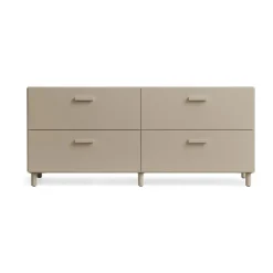 Pied de connexion Relief lot de 2, Beige