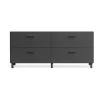 Pied de connexion Relief lot de 2, Gris