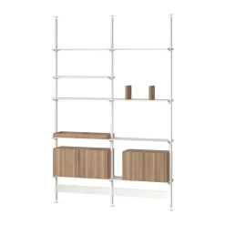 Pira G2 poteau 100 cm, Blanc