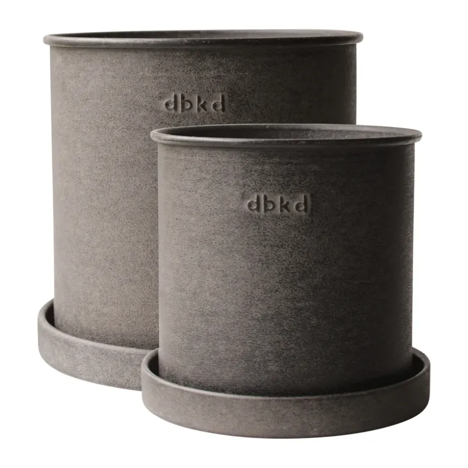 Plant Pot pot small lot de 2, Brown