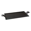 Plaque à frire en acier au carbone de 4 mm, Surface de cuisson 45x22 cm