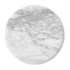 Plateau Wire Stool VP11 Ø38 cm, Bianco Carrara marbre