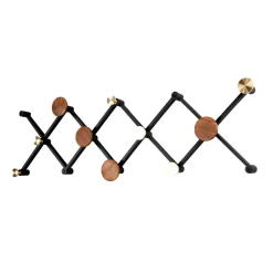 Porte vêtements X•TEND, Noyer