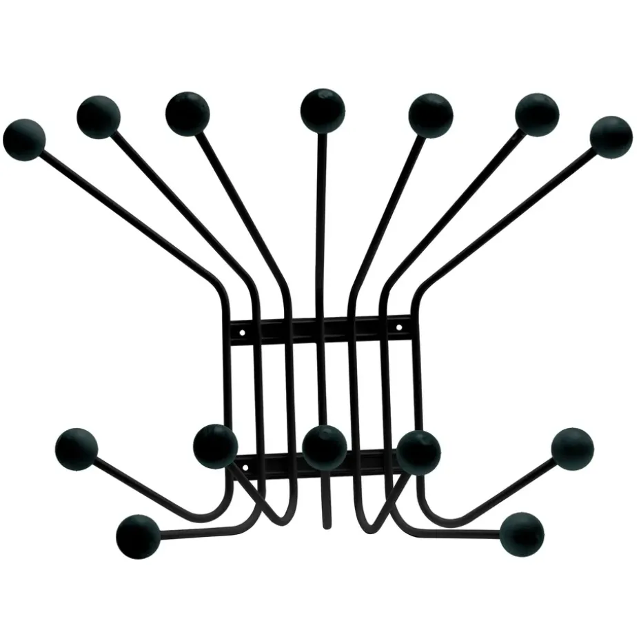 Porte-manteau Bill L, noir