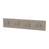 Portemanteau Montana Coat Racks 4 crochets, Truffle