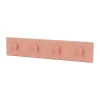 Portemanteau Montana Coat Racks 4 crochets, Rhubarb