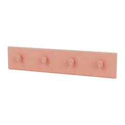 Portemanteau Montana Coat Racks 4 crochets, Rhubarb