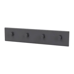 Portemanteau Montana Coat Racks 4 crochets, Coal