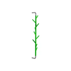 Portemanteau mural Sticks, Vert