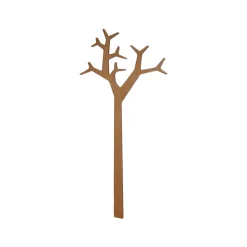 Porte-manteau mural Tree, Chêne laqué transparent