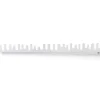 Porte-manteau mural Wave, blanc