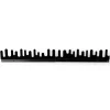 Porte-manteau mural Wave, noir