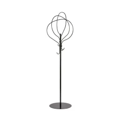 Porte-manteau sur pied Bubble, noir
