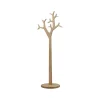 Porte-manteau sur pied Tree, chêne laqué transparent