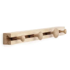 Porte-manteau Track 60 cm, chêne