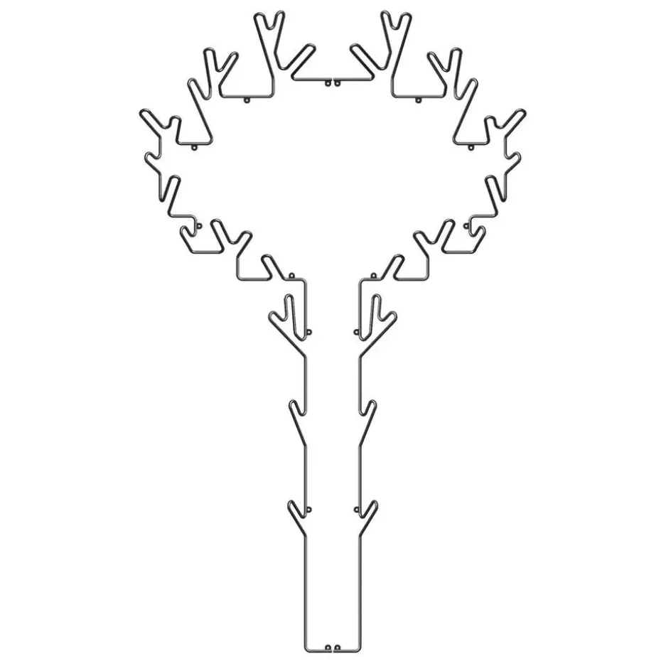 Porte-manteau Tree, noir