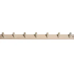 Porte-manteaux Else naturel, 7 boutons