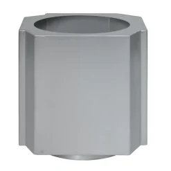 Pot Funki L 52 cm, Aluminium brossé