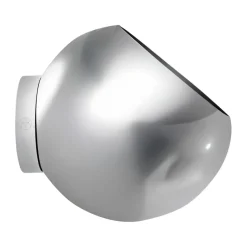 Pot mural Globe Ø21 cm, Argent