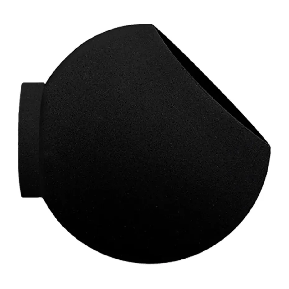 Pot mural Globe Ø17 cm, Black
