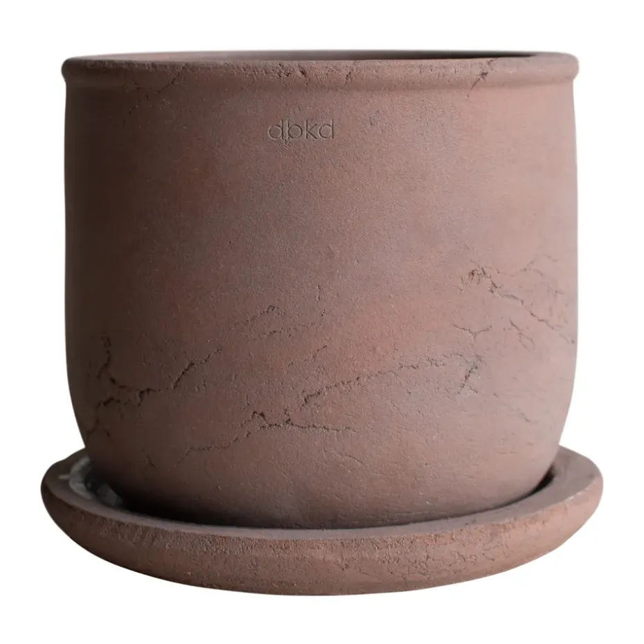 Pot Terra, Brown, Ø18x18 cm