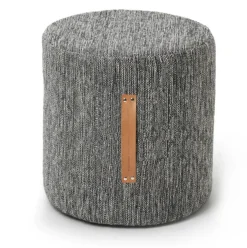 Pouf Björk haut, gris foncé